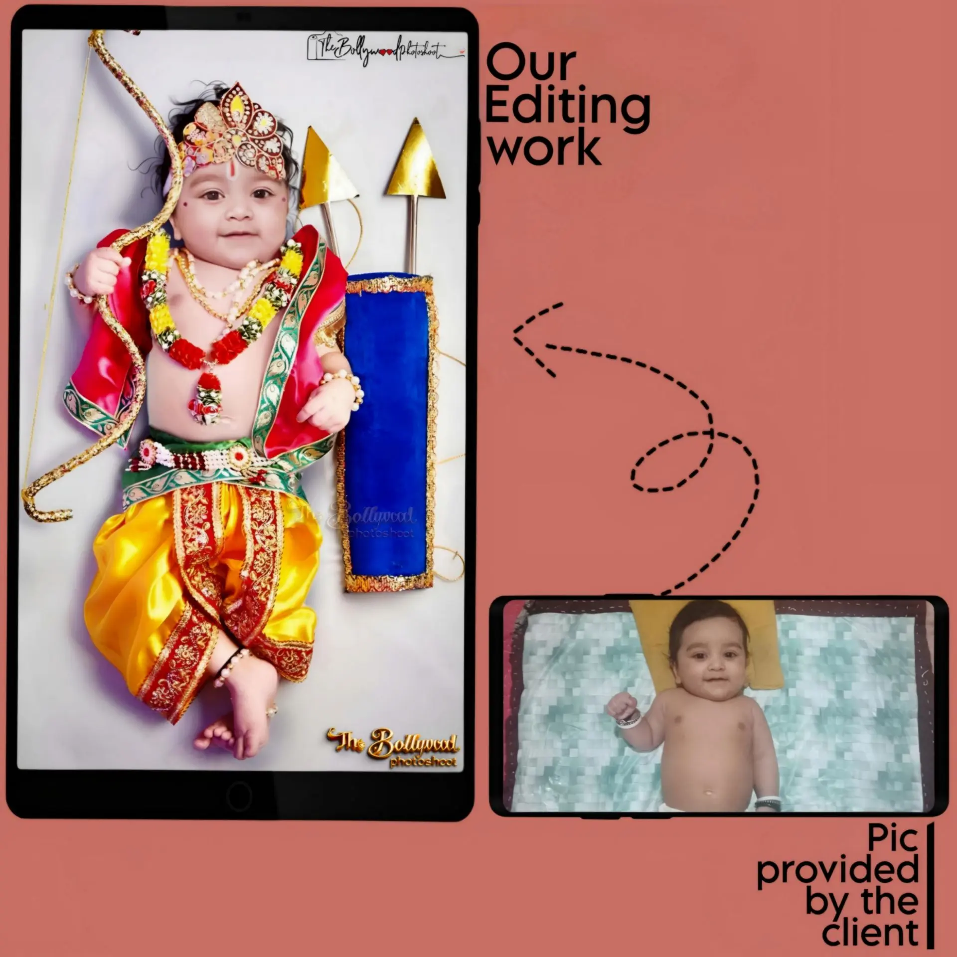 Festival theme kid photo editing Festival theme kid photo editing