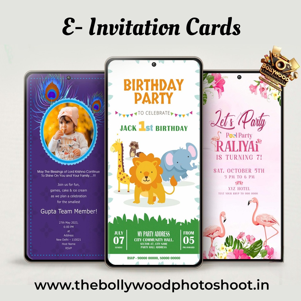 E- Invitation Card (All types)