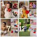  Baby/Kids MONTHLY Photoshoot Editing