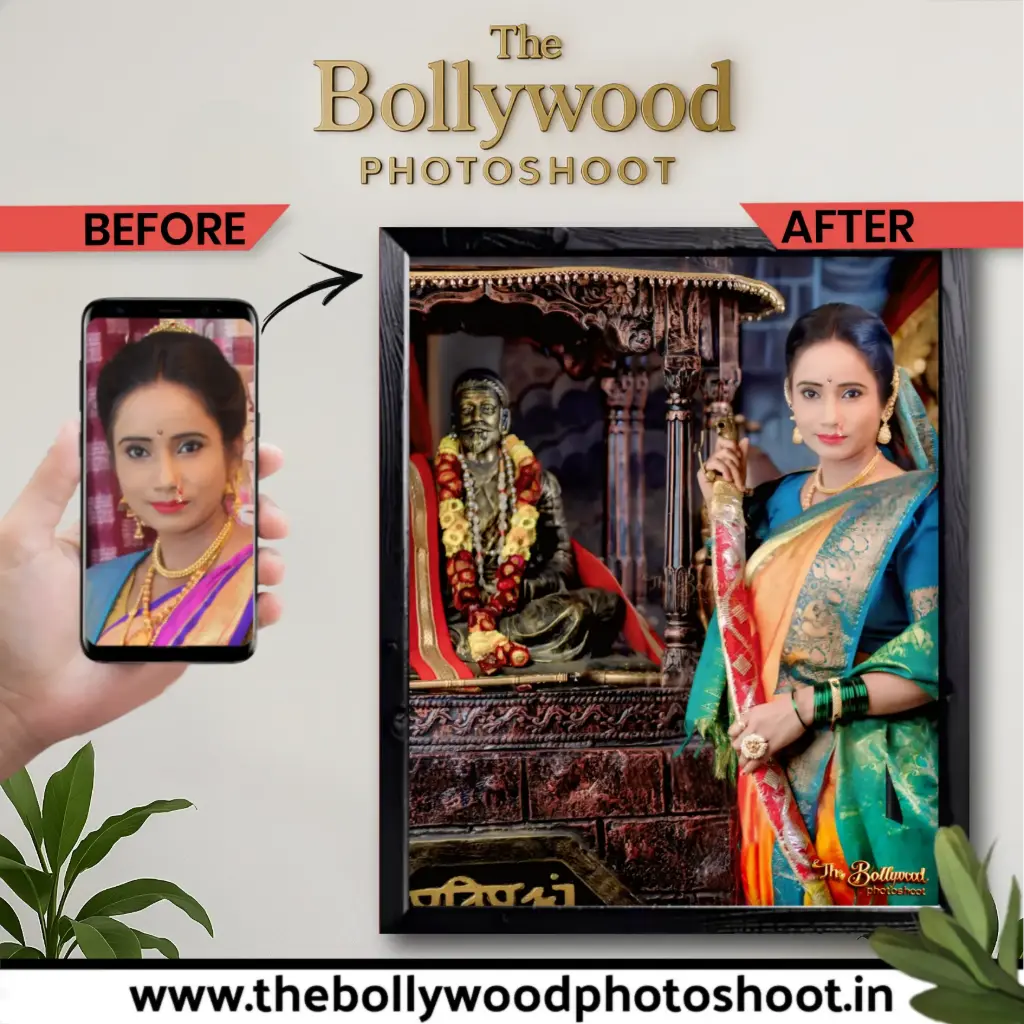 Women Photoshoot Editing- Marathi Theme
