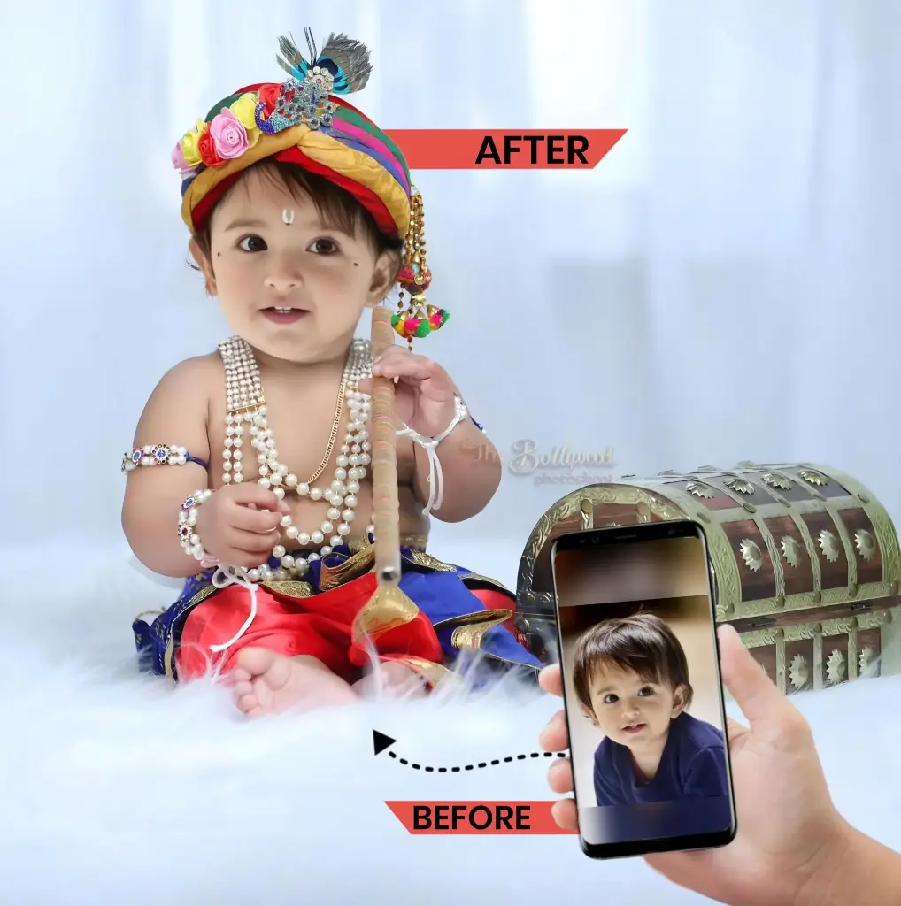 Kid's Pic Editing (Soft copy) -Any Theme