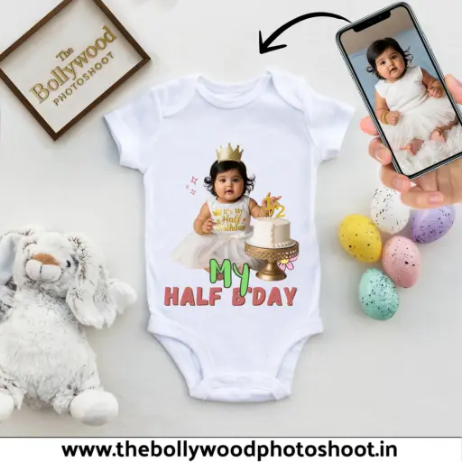 Photo to T-shirt/ Rompers ( All Size T-shirt Available) -Birthday Special
