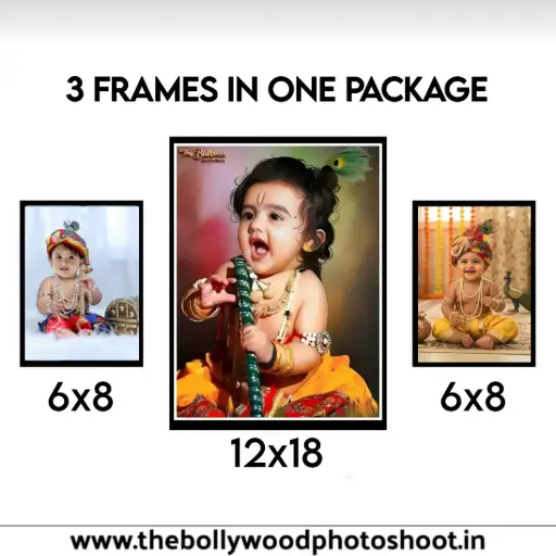 Your 3 Pics in 3 Frames (Mixed Sizes)