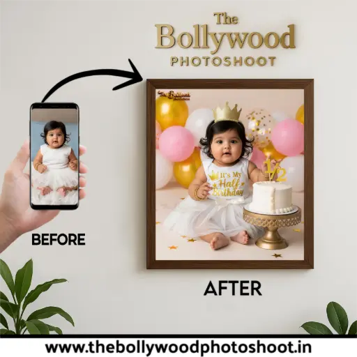 Studio Photoshoot editing (with Frame)- Any Theme