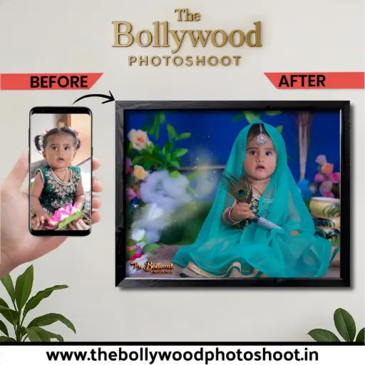Radha Rani(Baby Girl) Photoshoot Editing