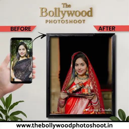 Women Photoshoot Editing- Karwachauth Theme